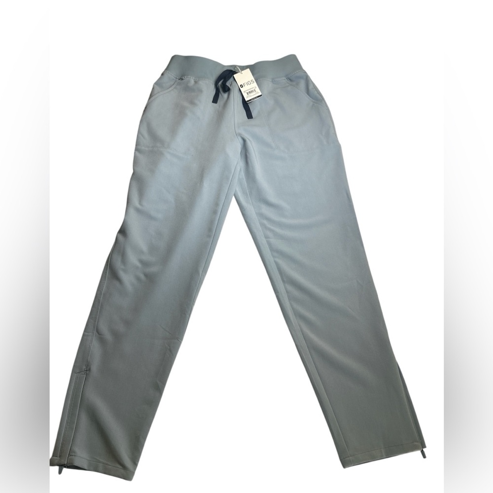 Figs W Bristol High Waisted Slim Tapered Scrub Pant Blue Gray NWT Style 1000792R